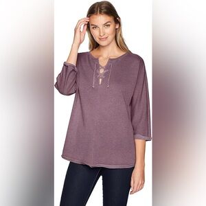 NWT Jag jeans Women’s Debbie Lace Up Sweatshirt